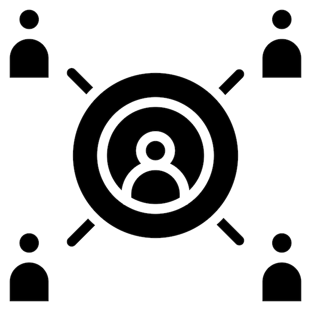 Imagen vectorial de icono de subcontratación Se puede utilizar para Servicios Profesionales