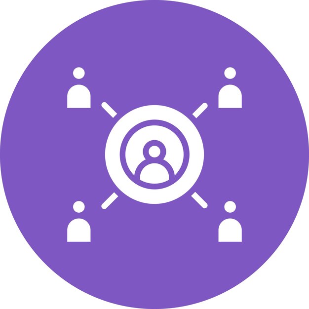 Imagen vectorial de icono de subcontratación Se puede utilizar para Servicios Profesionales