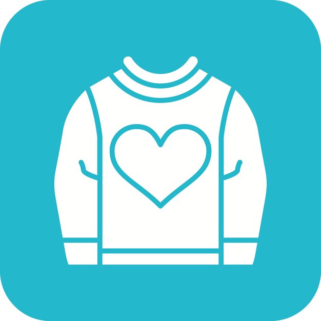 Vector imagen vectorial del icono de la sudadera se puede usar para el comercio electrónico de moda