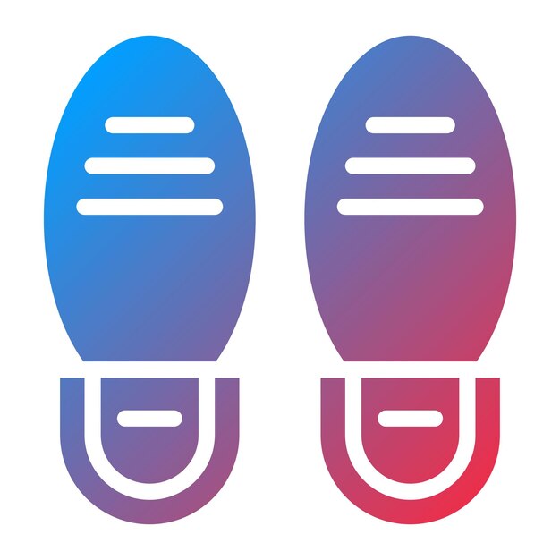Imagen vectorial del icono de las suelas Se puede usar para Shoemaker