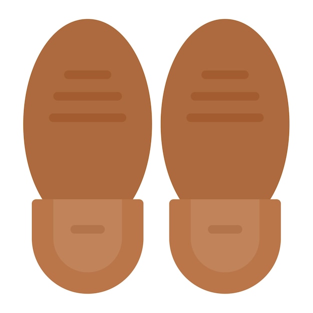 Imagen vectorial del icono de las suelas Se puede usar para Shoemaker