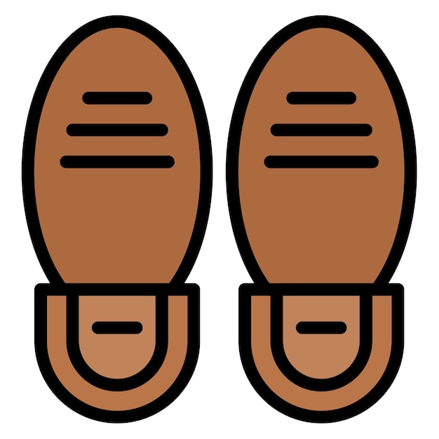 Imagen vectorial del icono de las suelas Se puede usar para Shoemaker