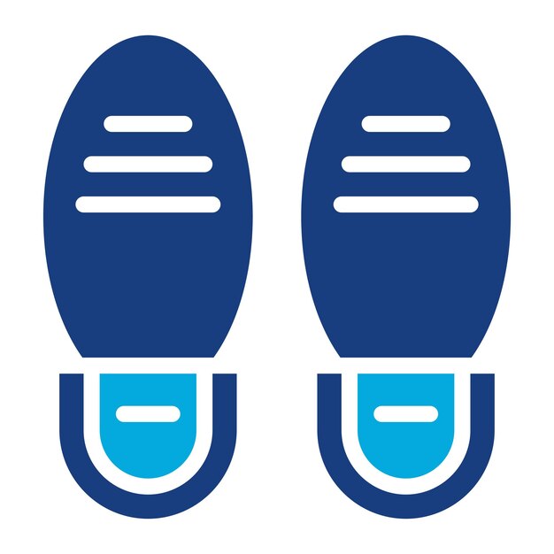 Imagen vectorial del icono de las suelas Se puede usar para Shoemaker