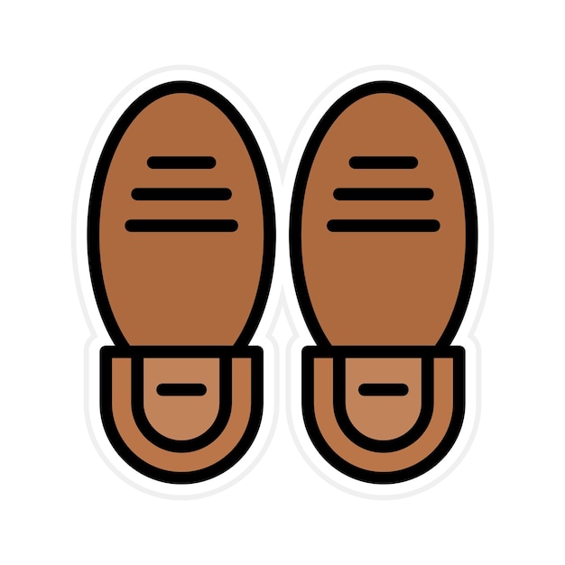 Imagen vectorial del icono de las suelas Se puede usar para Shoemaker