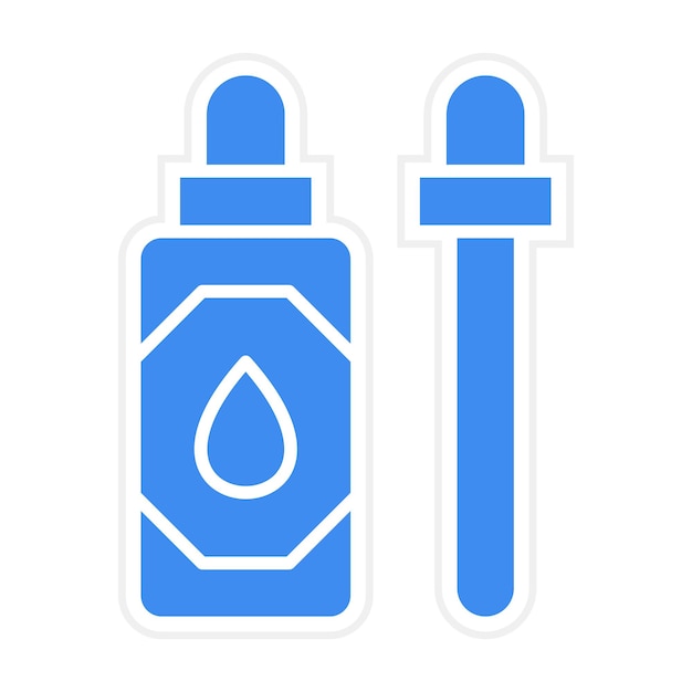 Imagen vectorial del icono del suero Se puede utilizar para cosméticos