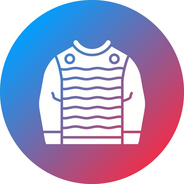 Imagen vectorial del icono del suéter Se puede usar para Comfort