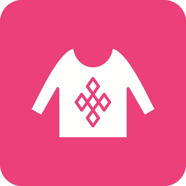 Imagen vectorial del icono del suéter Se puede usar para el invierno