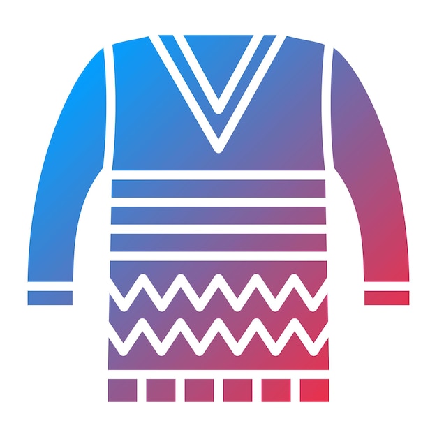 Imagen vectorial del icono del suéter Se puede usar para Moda
