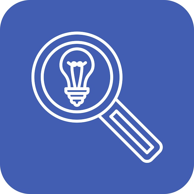 Imagen vectorial del icono de sugerencias de búsqueda Se puede utilizar para la búsqueda de empleo