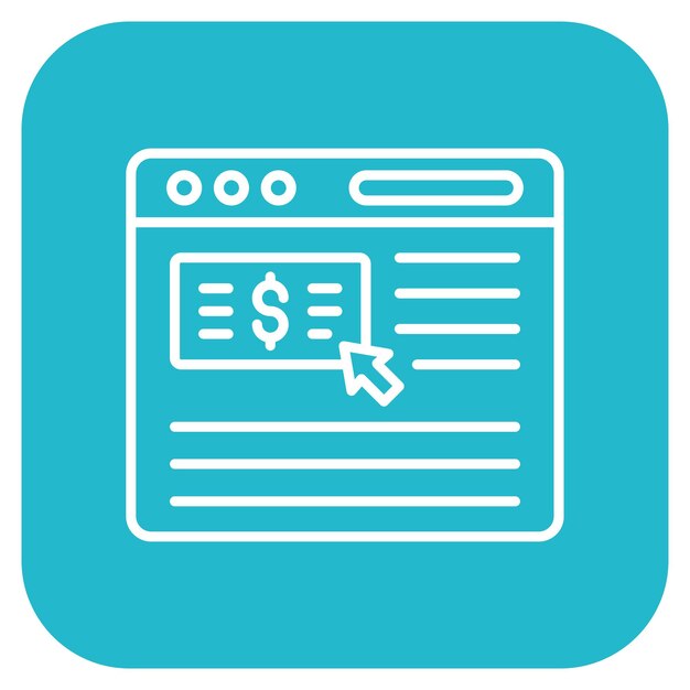 Imagen vectorial del icono de suscripción Se puede utilizar para el servicio de marketing en Internet