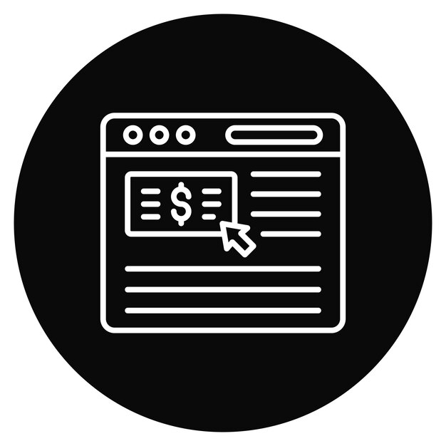 Imagen vectorial del icono de suscripción Se puede utilizar para el servicio de marketing en Internet