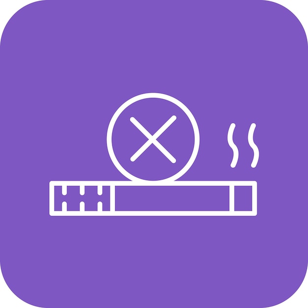 La imagen vectorial del icono del tabaco se puede usar para In The Wild