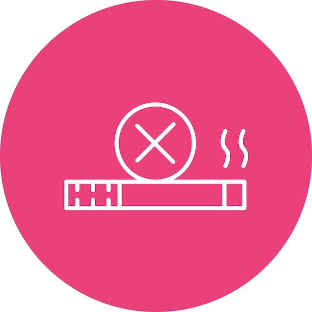 La imagen vectorial del icono del tabaco se puede usar para In The Wild