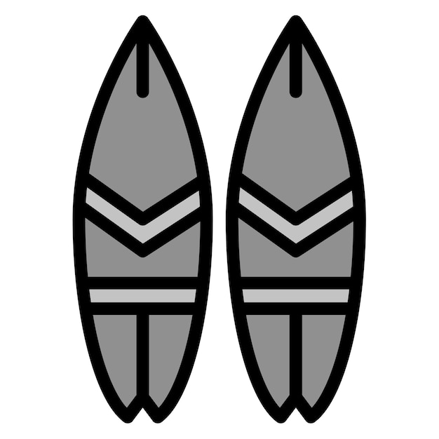 Imagen vectorial del icono de la tabla de surf Se puede usar para Beach Resort