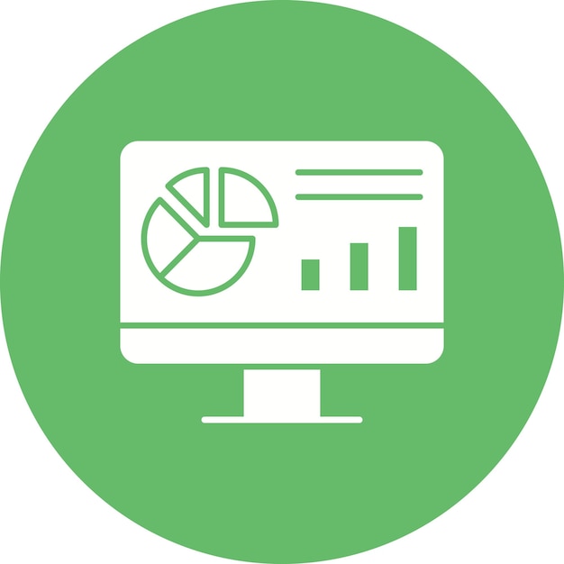 Imagen vectorial del icono del tablero de control del sitio web Se puede utilizar para el alojamiento web