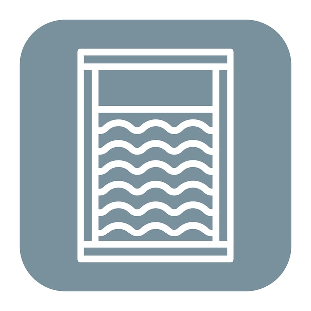 Imagen vectorial del icono del tablero de lavado Se puede usar para la lavandería