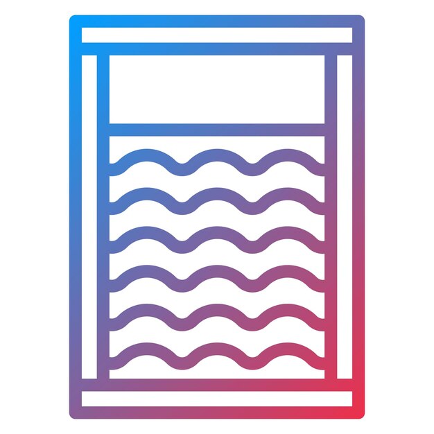 Imagen vectorial del icono del tablero de lavado Se puede usar para la lavandería