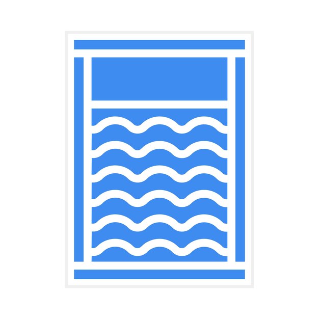 Imagen vectorial del icono del tablero de lavado Se puede usar para la lavandería