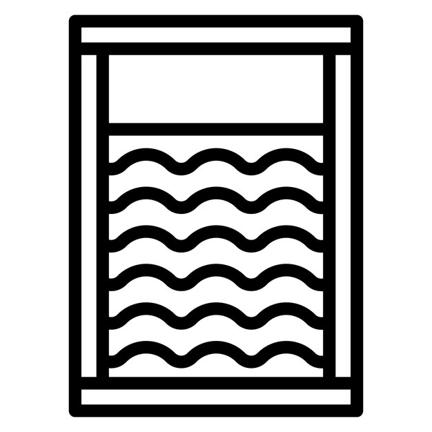 Imagen vectorial del icono del tablero de lavado Se puede usar para la lavandería