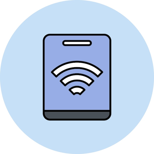 Imagen vectorial del icono de la tableta inteligente Se puede utilizar para Smart Home