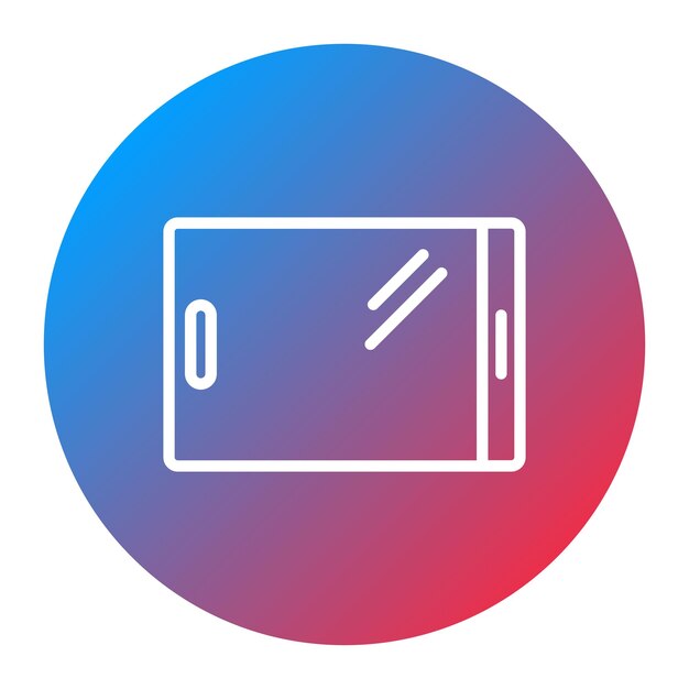 Imagen vectorial del icono de la tableta Se puede usar para criar niños