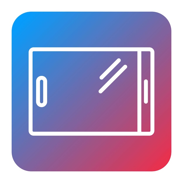 Imagen vectorial del icono de la tableta Se puede usar para criar niños