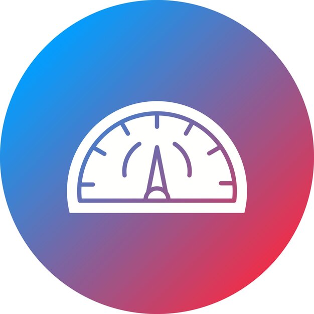 La imagen vectorial del icono del tacómetro se puede utilizar para la reparación de automóviles