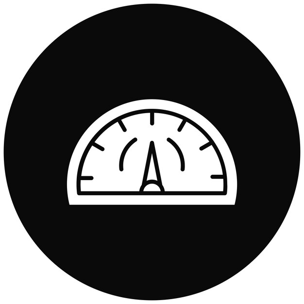 La imagen vectorial del icono del tacómetro se puede utilizar para la reparación de automóviles