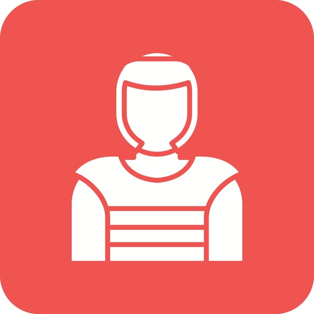 Imagen vectorial de icono de taekwondo Se puede usar para los Juegos Olímpicos