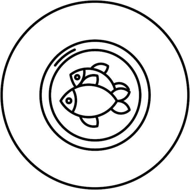 Imagen vectorial del icono de Taiyaki Se puede usar para Street Food