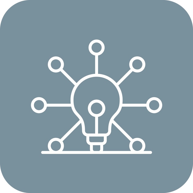 Imagen vectorial de icono de taller creativo Se puede utilizar para la creatividad