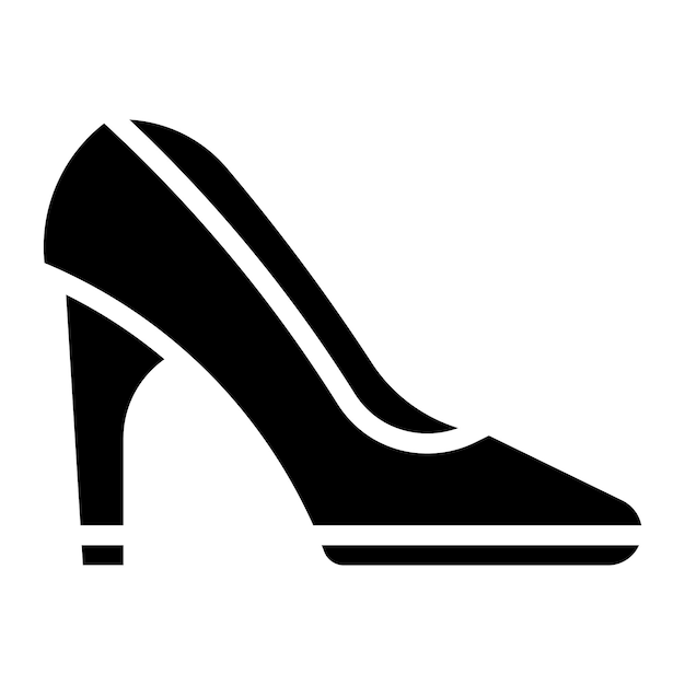 Imagen vectorial del icono del talón Se puede usar para Luxury