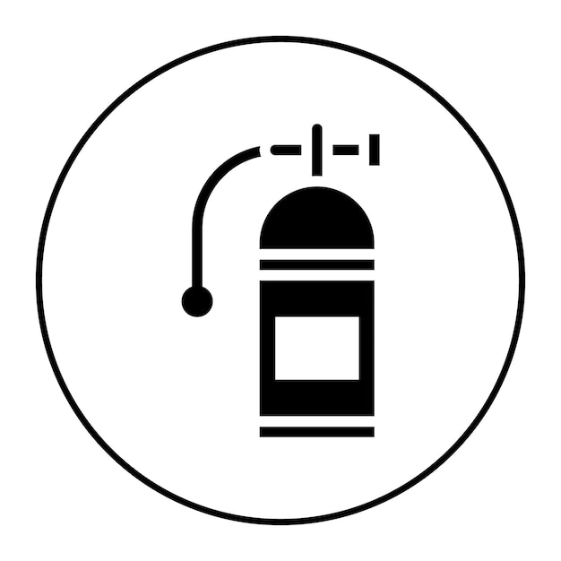 Imagen vectorial del icono del tanque de buceo Se puede usar para Beach Resort