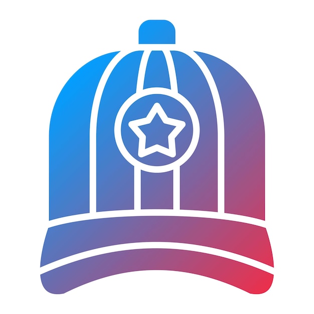 Imagen vectorial del icono de la tapa Se puede usar para ropa