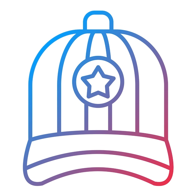 Imagen vectorial del icono de la tapa Se puede usar para ropa