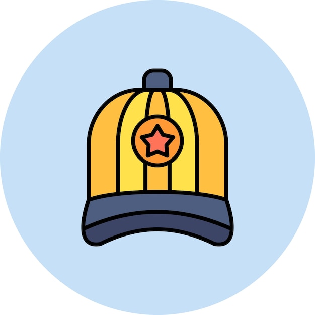 Imagen vectorial del icono de la tapa Se puede usar para ropa