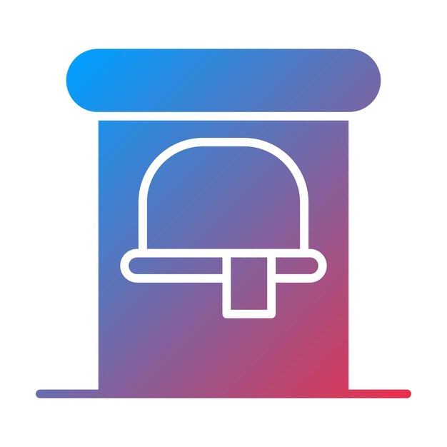Imagen vectorial del icono de la taquilla Se puede utilizar para la producción de video
