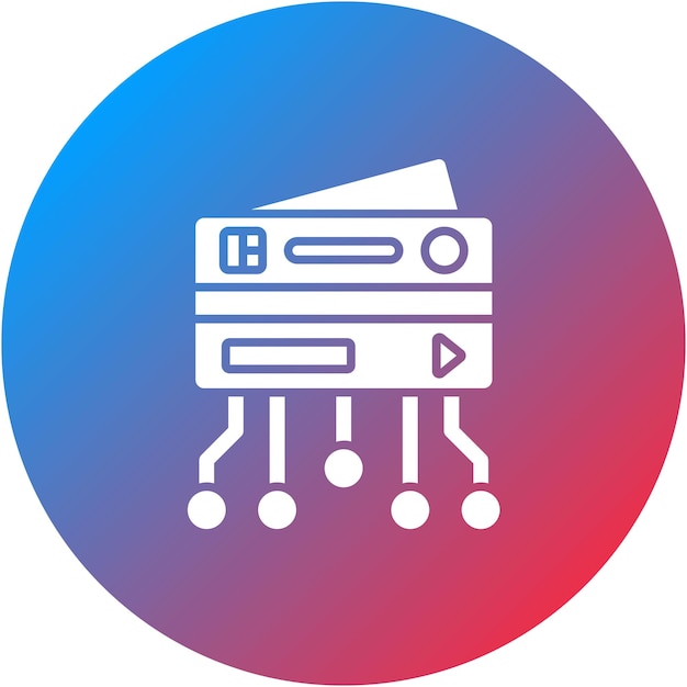 Imagen vectorial del icono de la tarjeta de crédito electrónica Se puede utilizar para Untact World