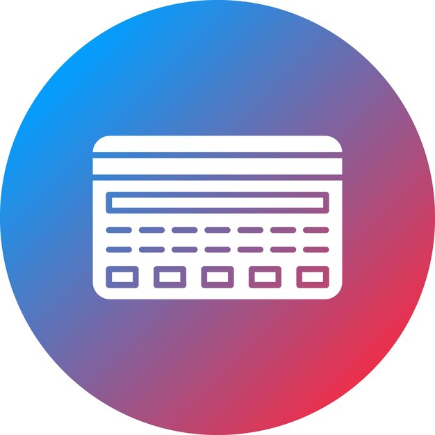 Imagen vectorial de icono de tarjeta de crédito Se puede utilizar para compras y comercio electrónico