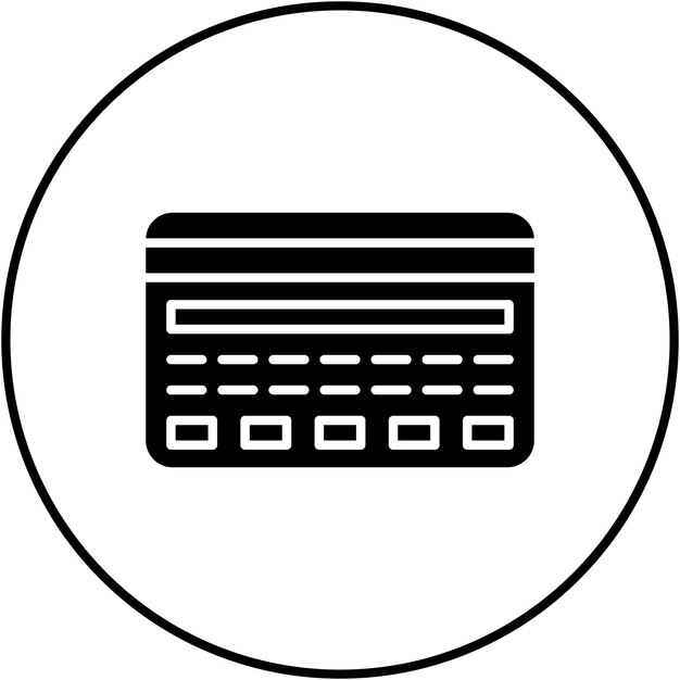 Imagen vectorial de icono de tarjeta de crédito Se puede utilizar para compras y comercio electrónico