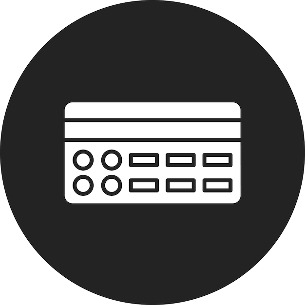 Imagen vectorial del icono de la tarjeta de crédito Se puede utilizar para viajes