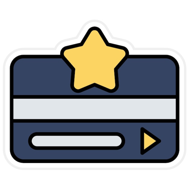 Imagen vectorial del icono de la tarjeta de lealtad Se puede utilizar para el marketing