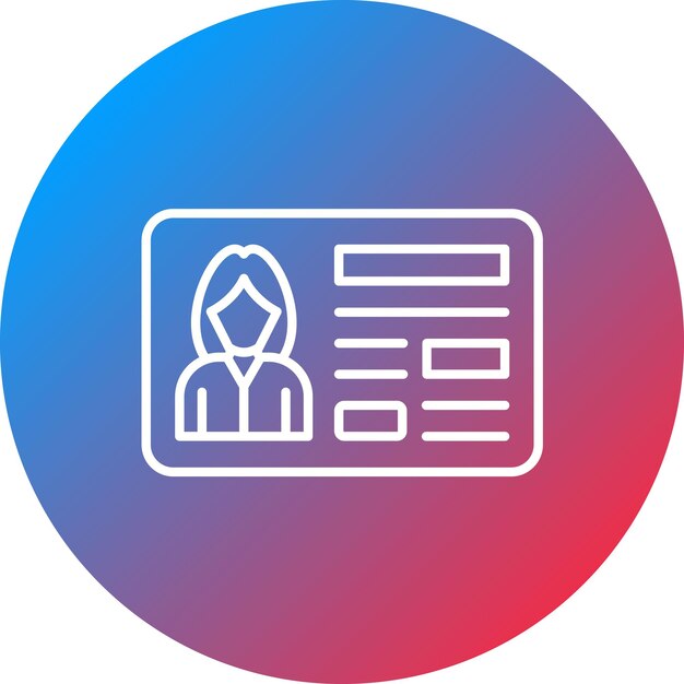 Imagen vectorial del icono de la tarjeta del miembro Se puede usar para Shopping Friday