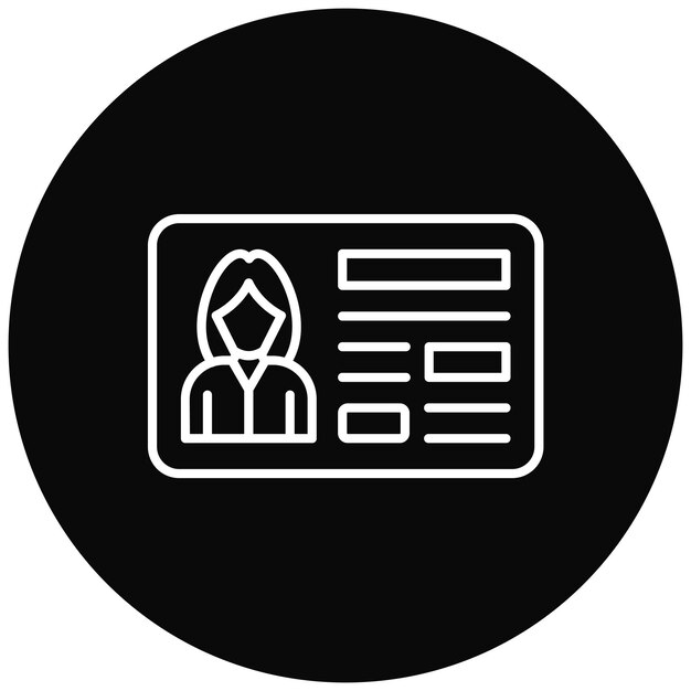 Imagen vectorial del icono de la tarjeta del miembro Se puede usar para Shopping Friday