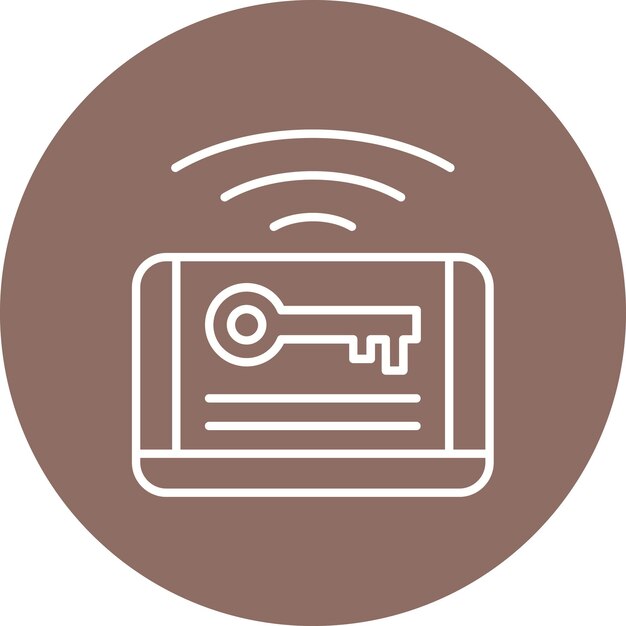 Imagen vectorial del icono de la tarjeta se puede utilizar para protección y seguridad