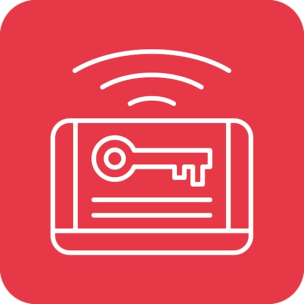 Imagen vectorial del icono de la tarjeta se puede utilizar para protección y seguridad