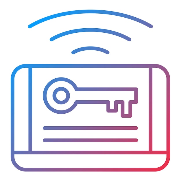 Imagen vectorial del icono de la tarjeta se puede utilizar para protección y seguridad