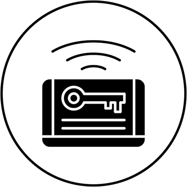 Imagen vectorial del icono de la tarjeta se puede utilizar para protección y seguridad