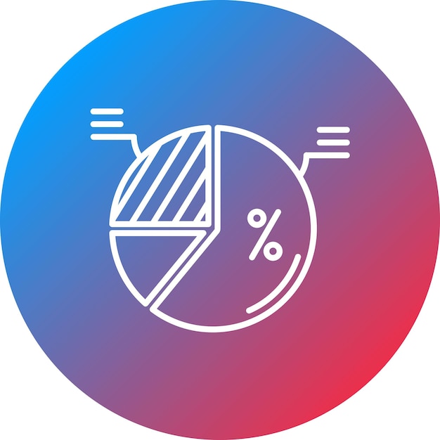 La imagen vectorial del icono de la tarta se puede utilizar para la infografía