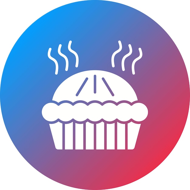 La imagen vectorial del icono de la tarta se puede utilizar para la temporada